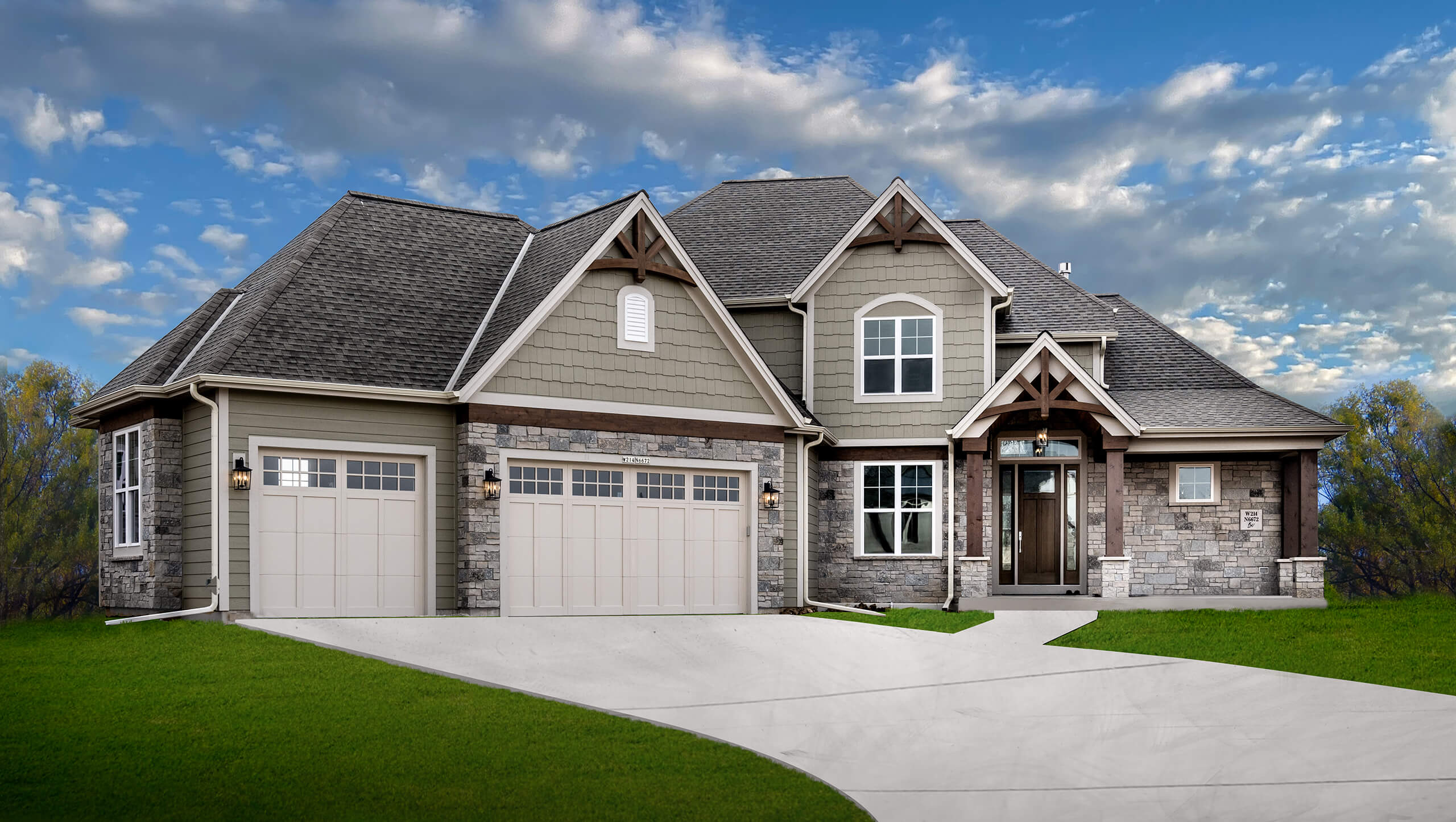 The Belle Haven, a first-floor primary home where effortless flow meets style.